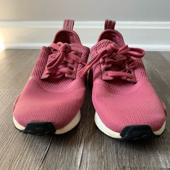 Adidas Boost NMDR1 Everyday Sneakers Magenta Pink White Size 7.5 8 - Picture 3 of 15